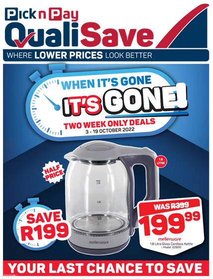 Pick N Pay QualiSave In store Catalogues Pick N Pay
